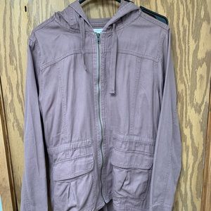 Maurices Size Large Utility Hooded Jacket